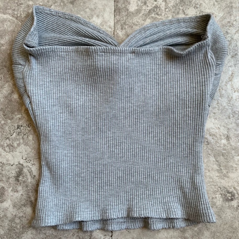Strapless Ribbed Top Size Small - Picture 5 of 5